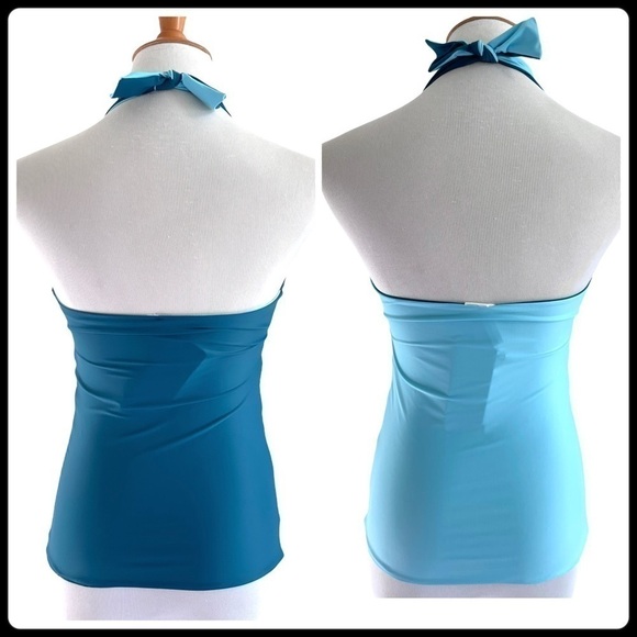 MOONTIDE Reversible Ring Front Tankini Top - Picture 6 of 13